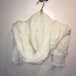 Large White Scarf